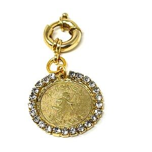 New Anthropologie Tova Love Token Charm Gold